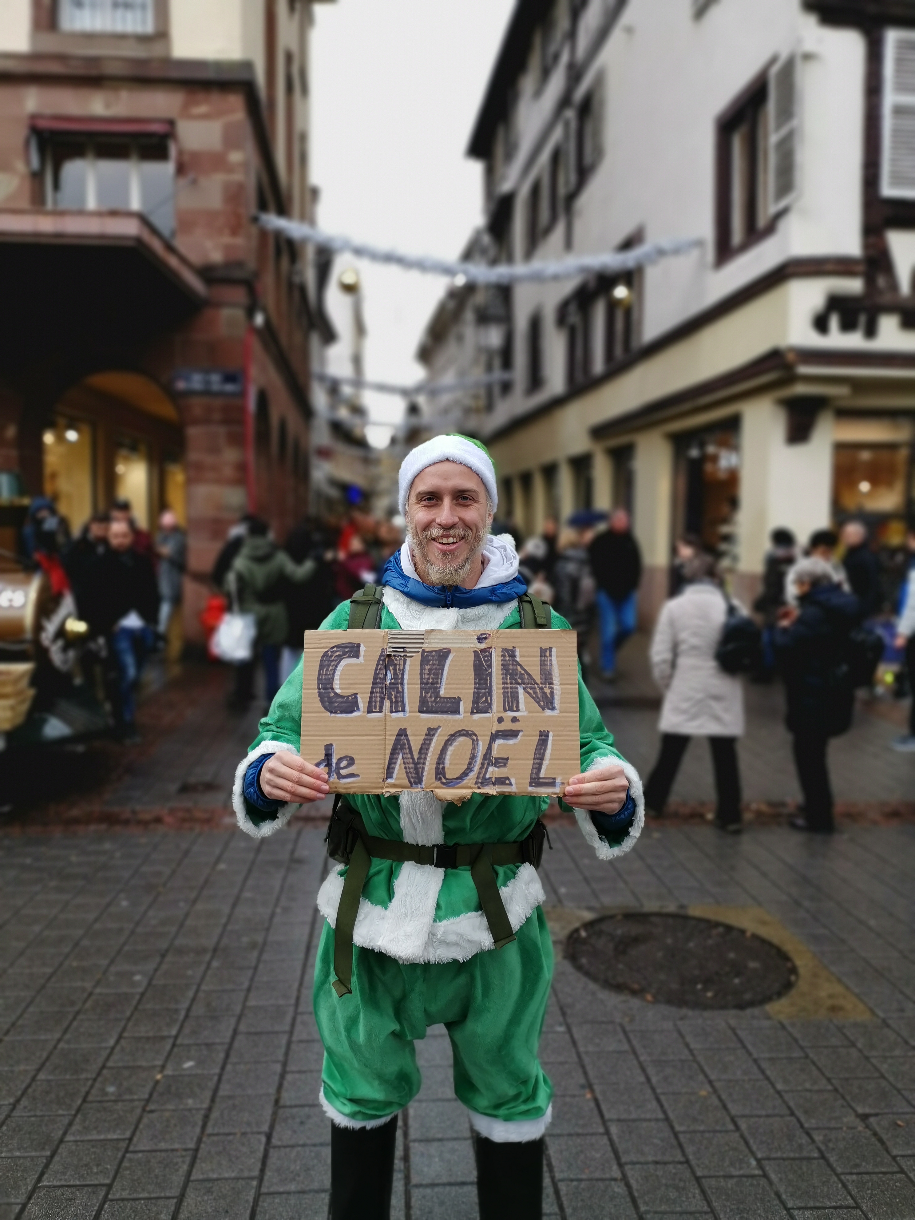 Tour de France Père Noël vert (solidarité)