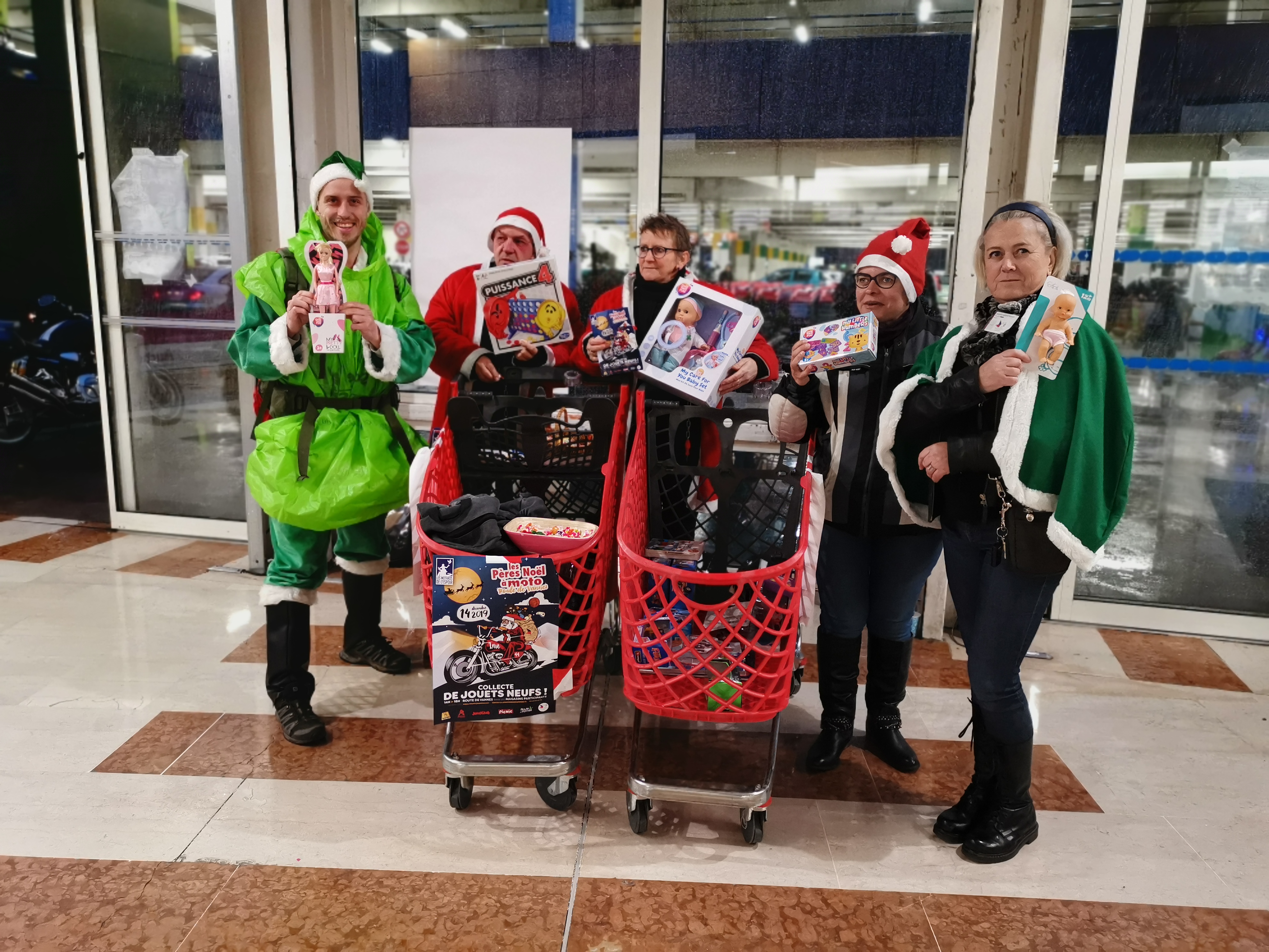 Tour de France Père Noël vert (solidarité)
