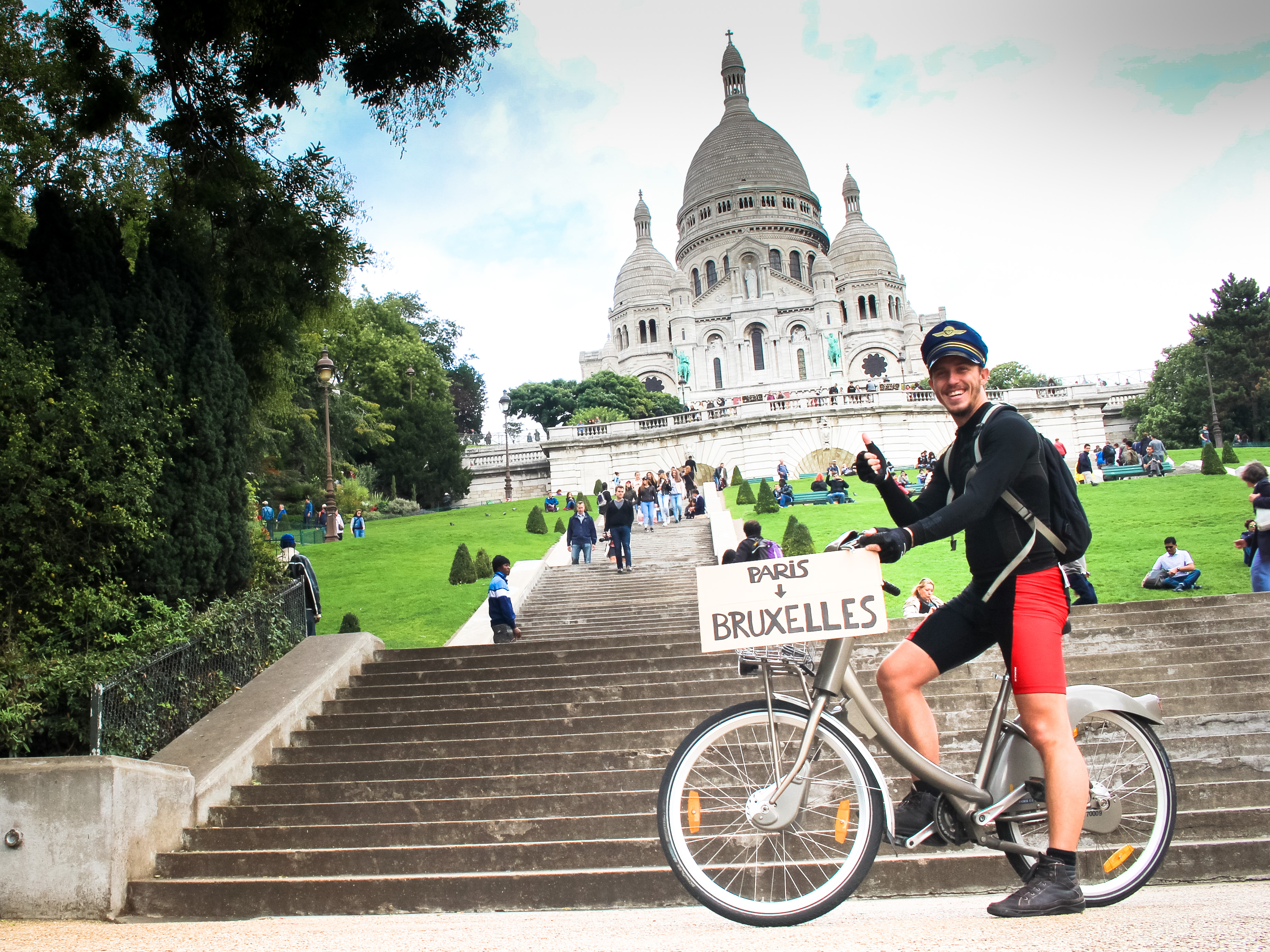Paris - Bruxelles en Vélib'