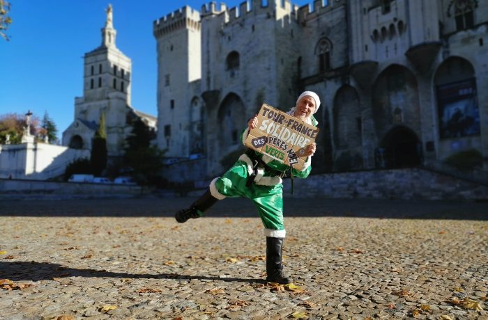 Tour de France Père Noël vert (solidarité)